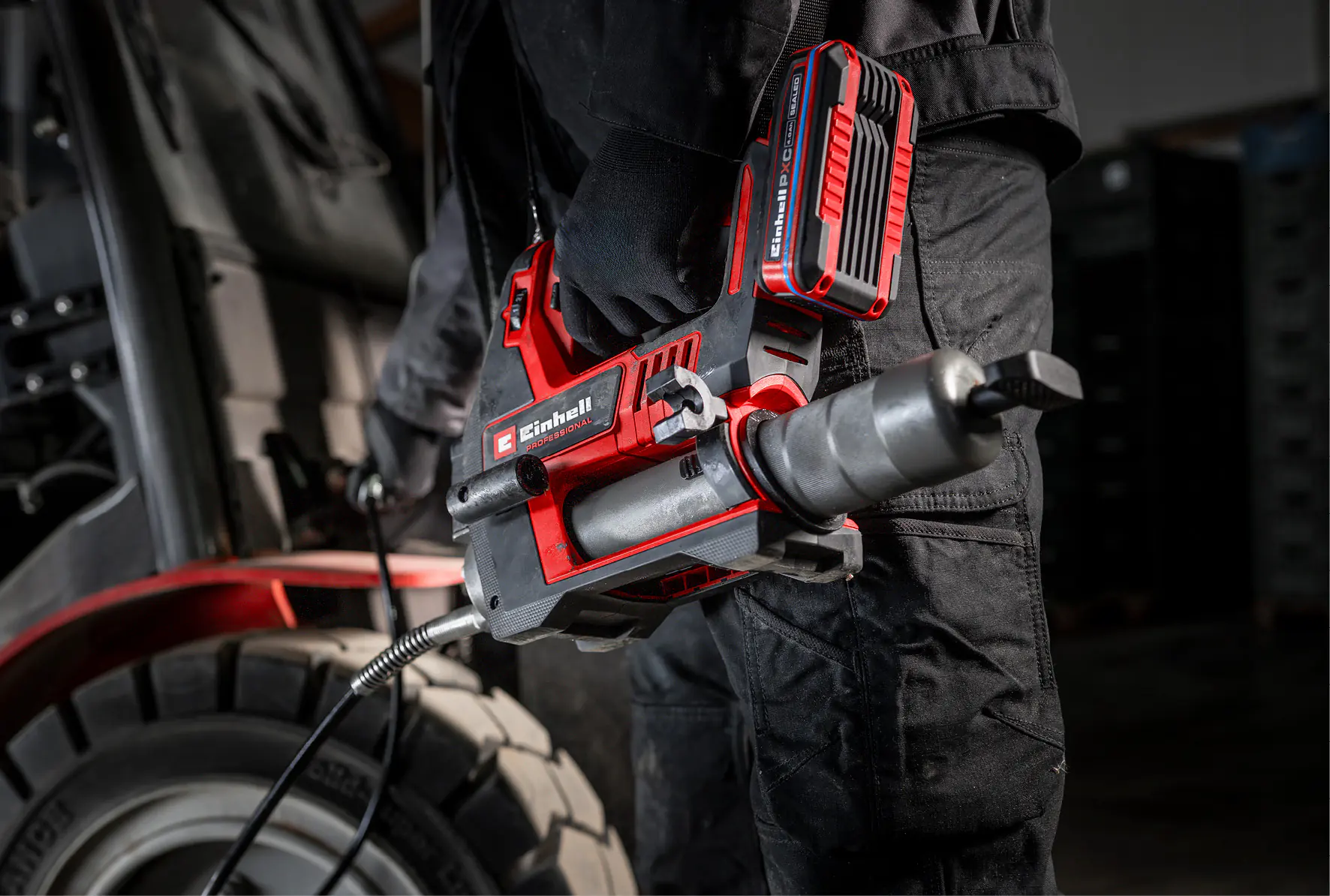 Einhell Professional Akku-Fettpresse TP-GR 18/690 Li Solo