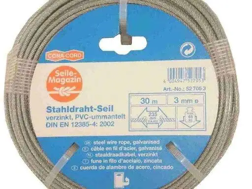 Conacord Drahtseil Ø 3 mm x 30 m