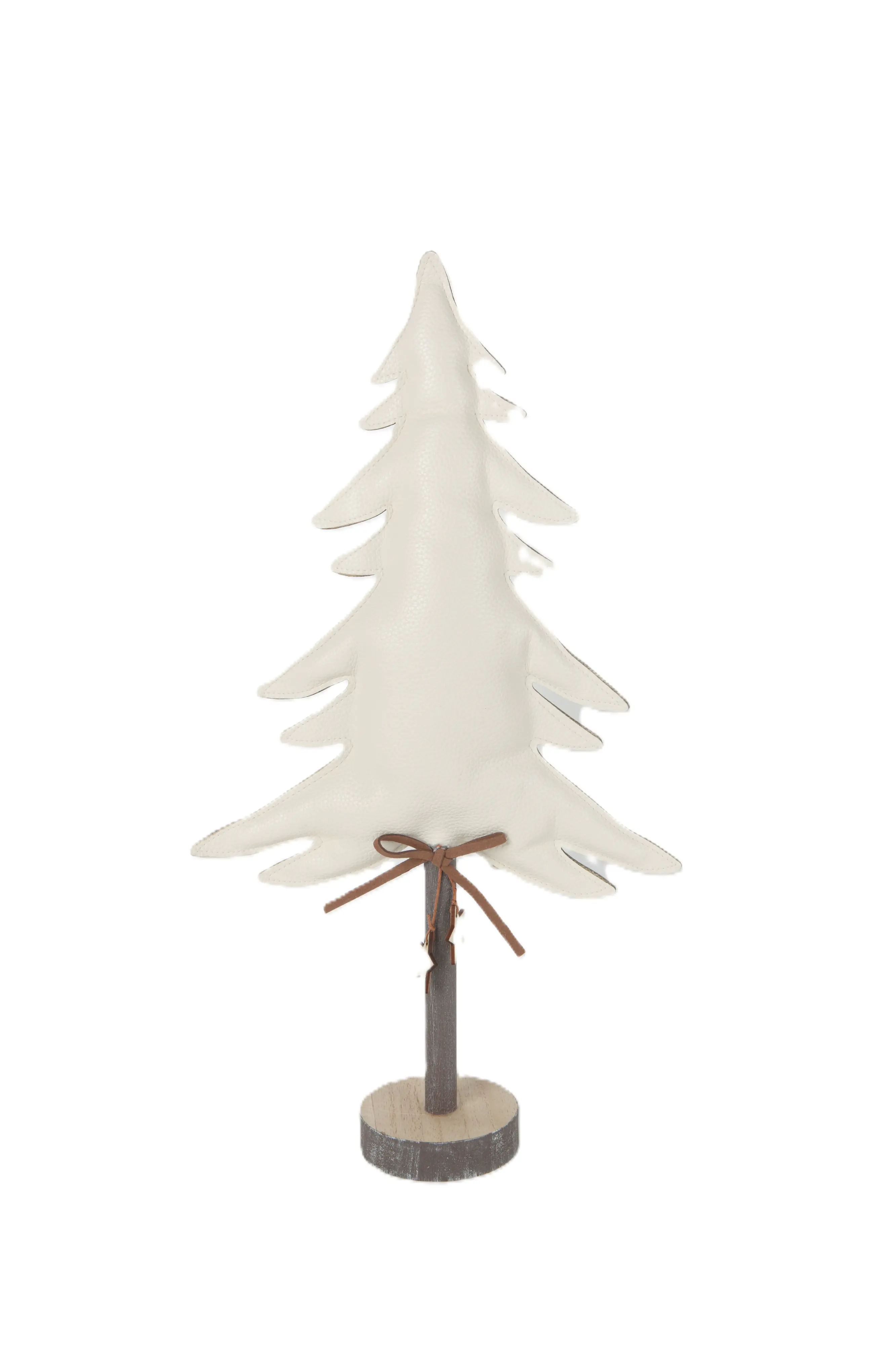 TrendLine Deko Aufsteller Tanne Lederoptik 23 x 8 x 44 cm