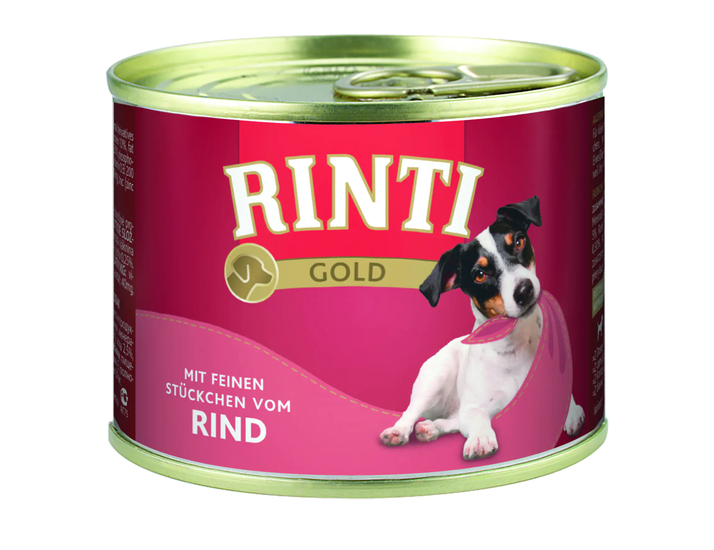 Rinti Gold Hundenassfutter Adult 185 g Rind 