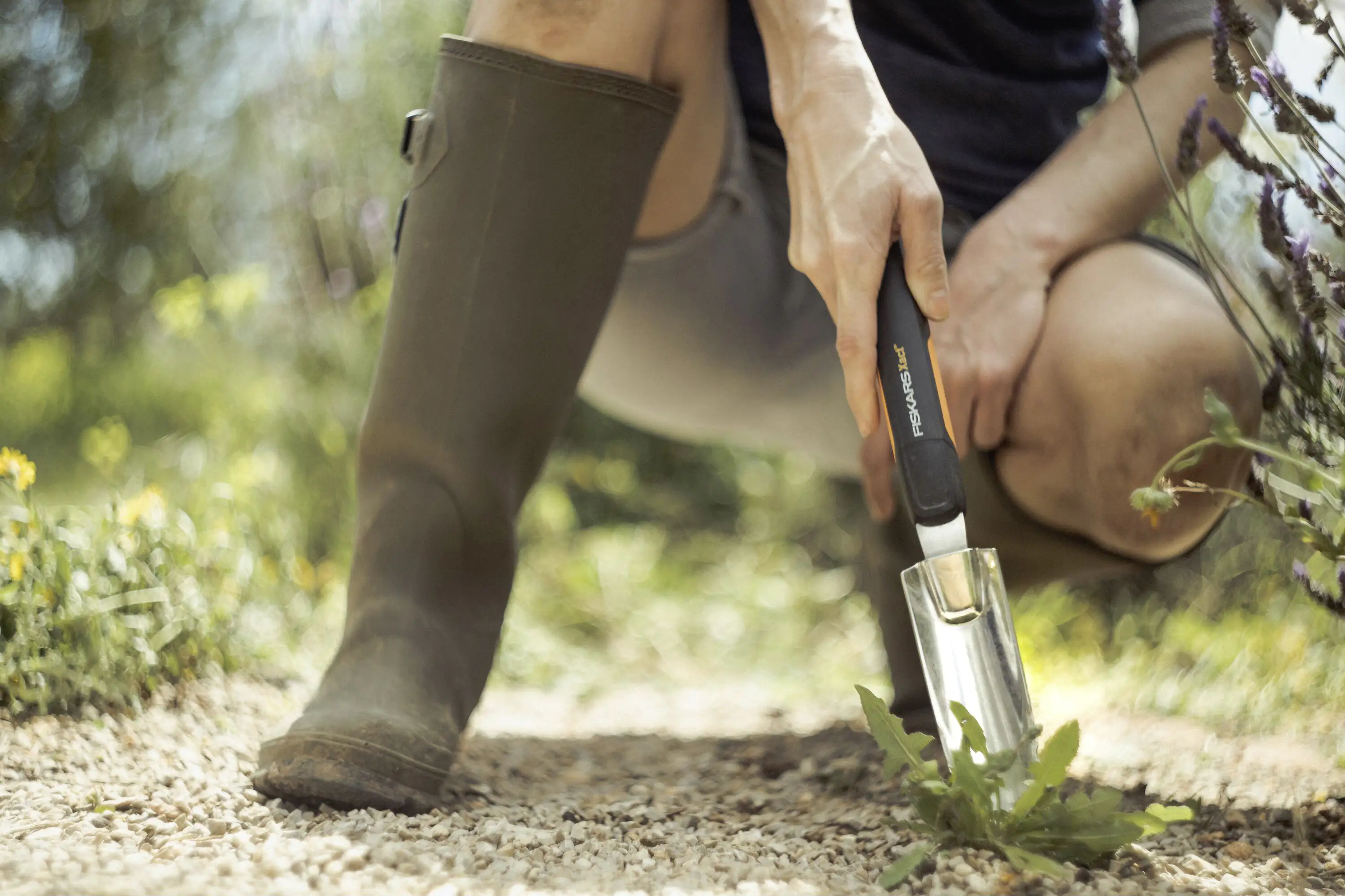 Fiskars Unkrautstecher Xact 4,3 cm Arbeitsbreite