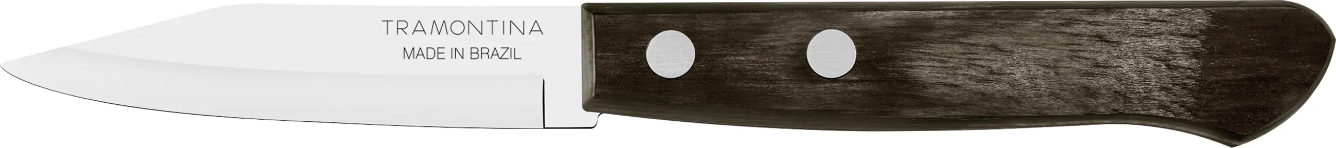 Tramontina Obst-/ Gemüsemesser 7 cm Edelstahl mit Holzgriff