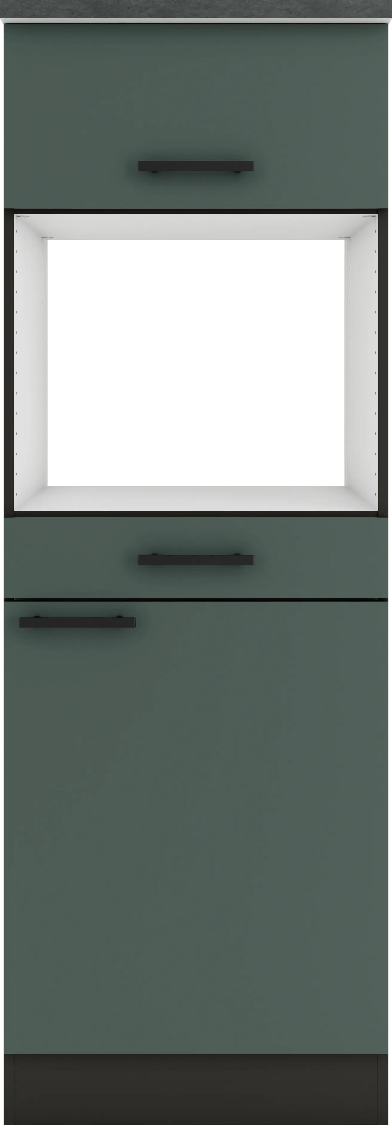 Optifit Midischrank Verona 405 steingrün/anthrazit 60 cm