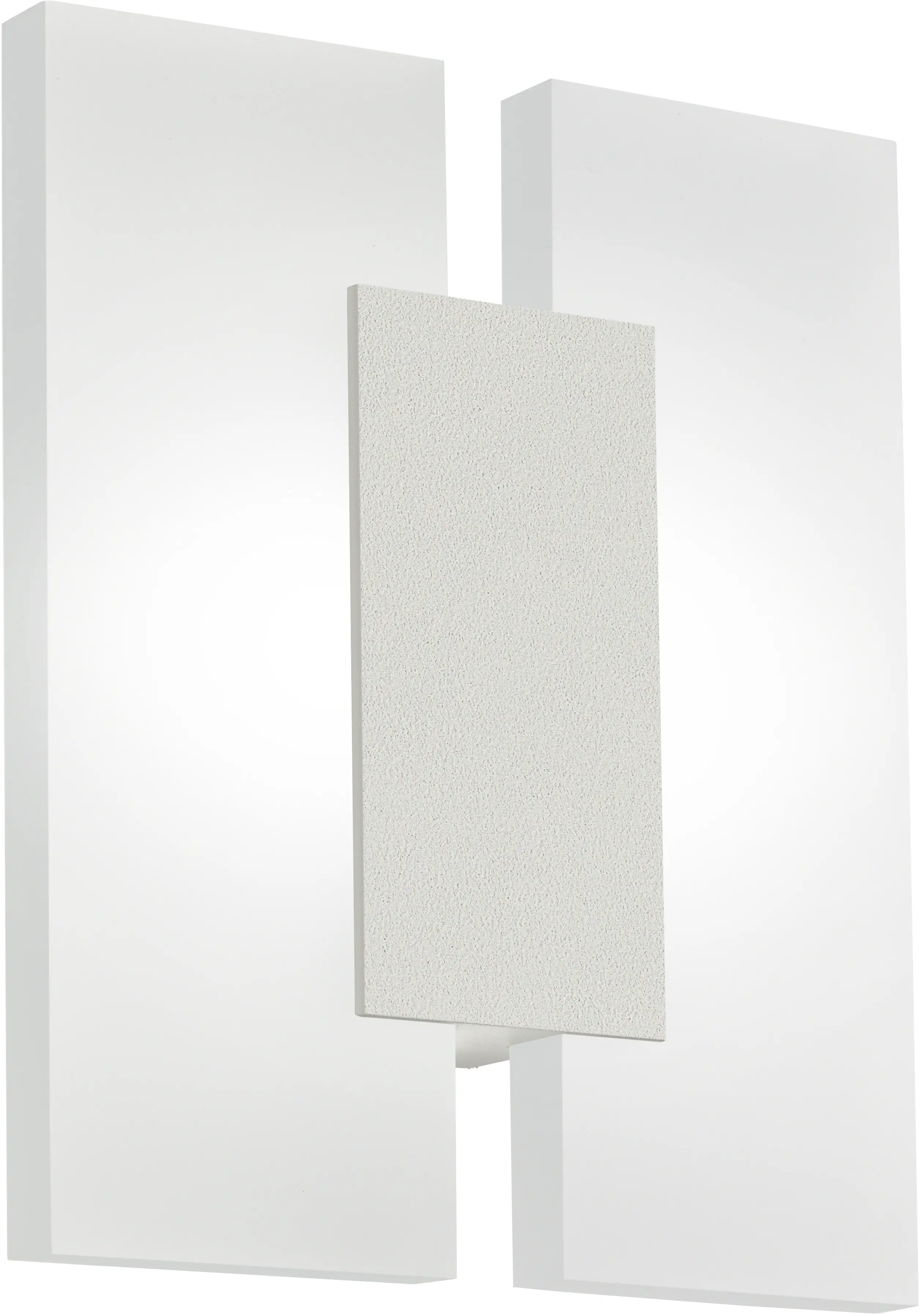 Eglo LED Wandleuchte Metrass 2 nickel-matt 20 x 17 cm warmweiß