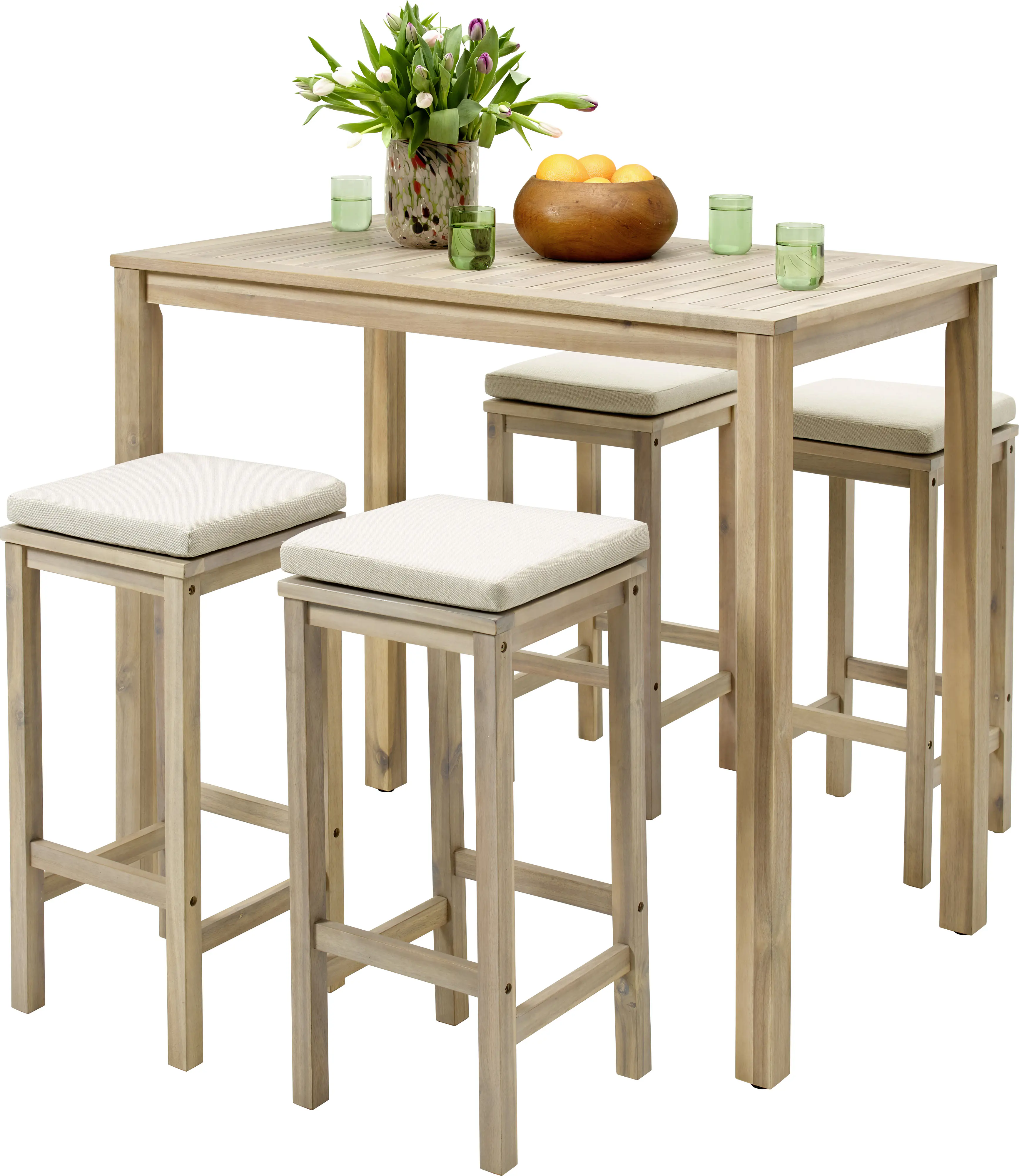 iWerk Hochtisch Set inkl. Outdoor Kissen