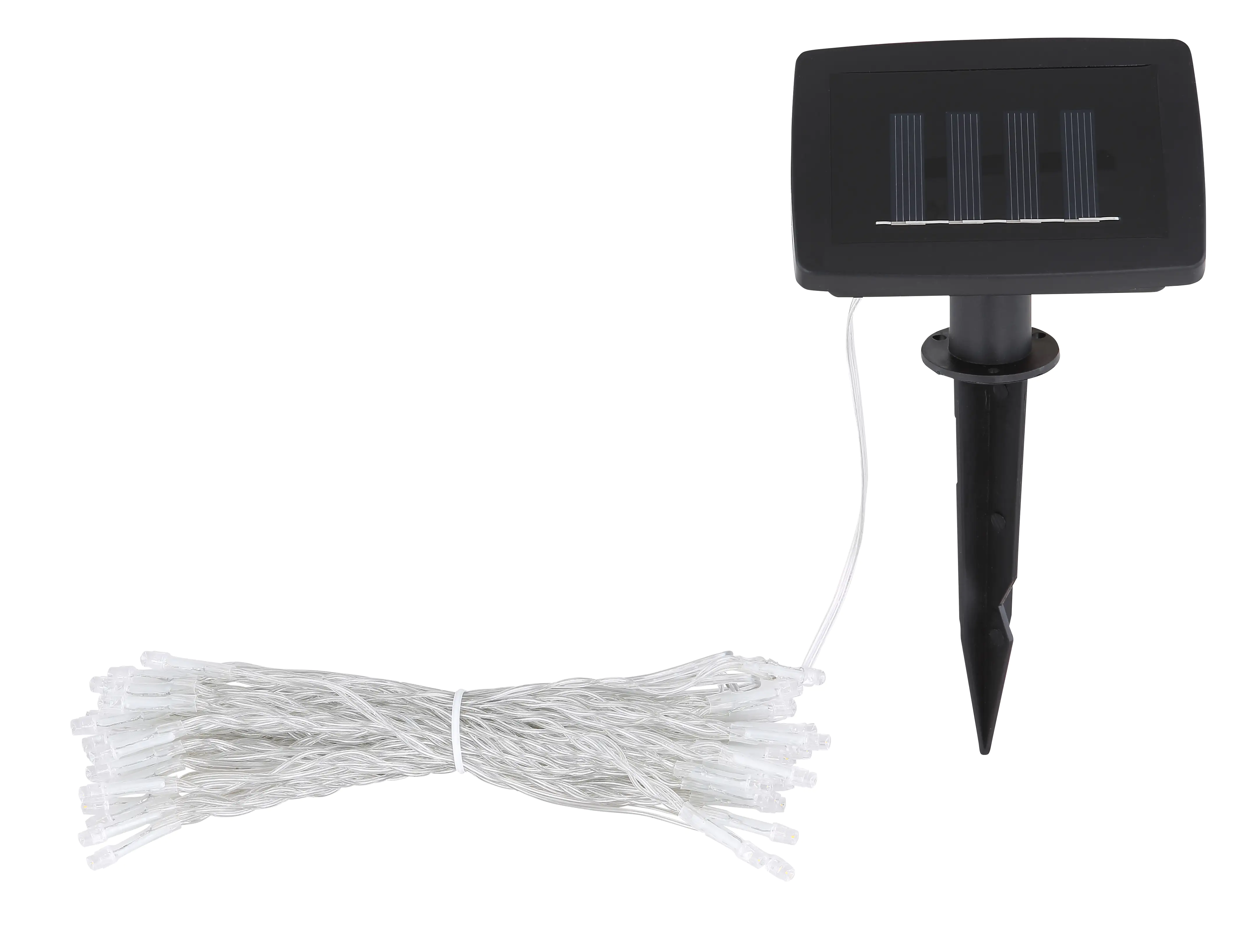 Globo LED Außen-Solar-Lichterkette 10m 50 LED warmweiß