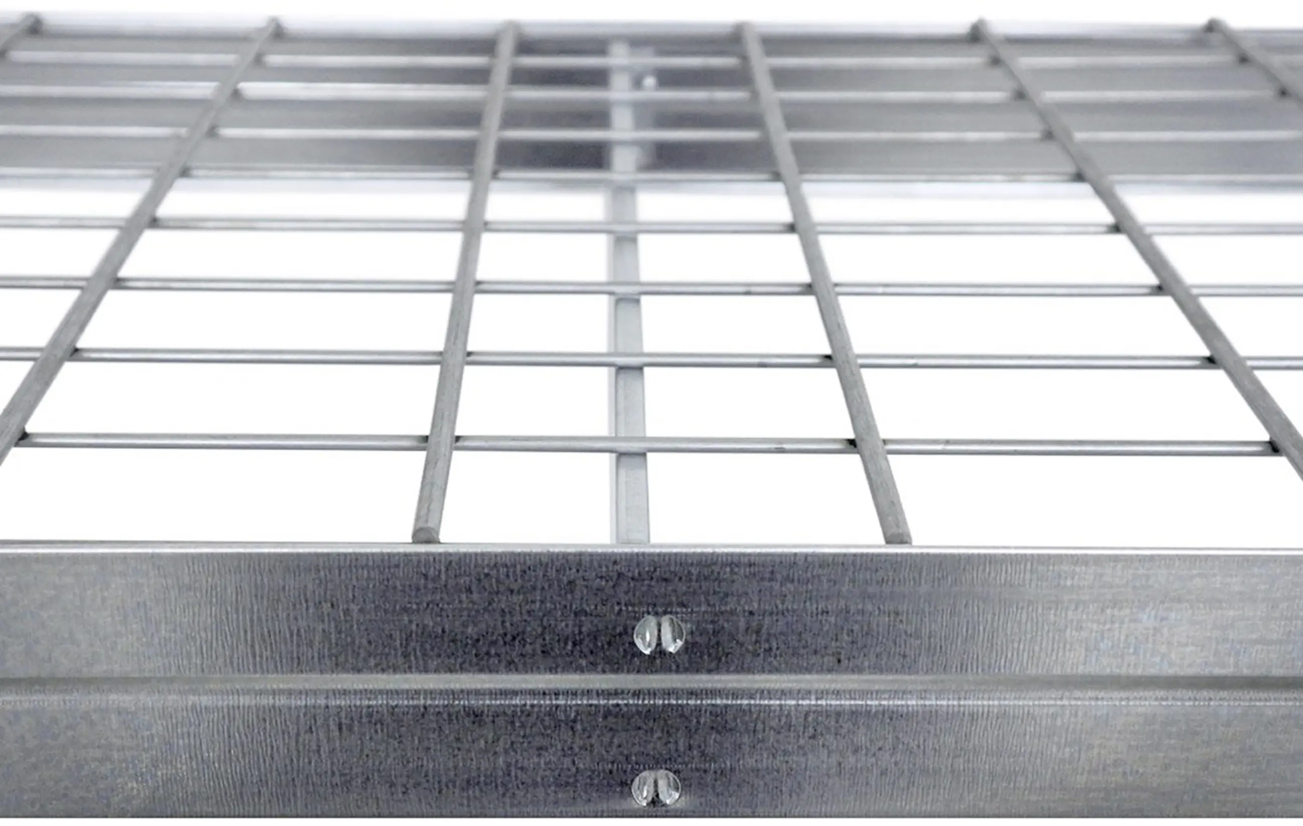 Ar Shelving Schwerlastregal Rivet Wire verzinkt 180 x 150 cm 4 Stahlgitterböden 1000 kg