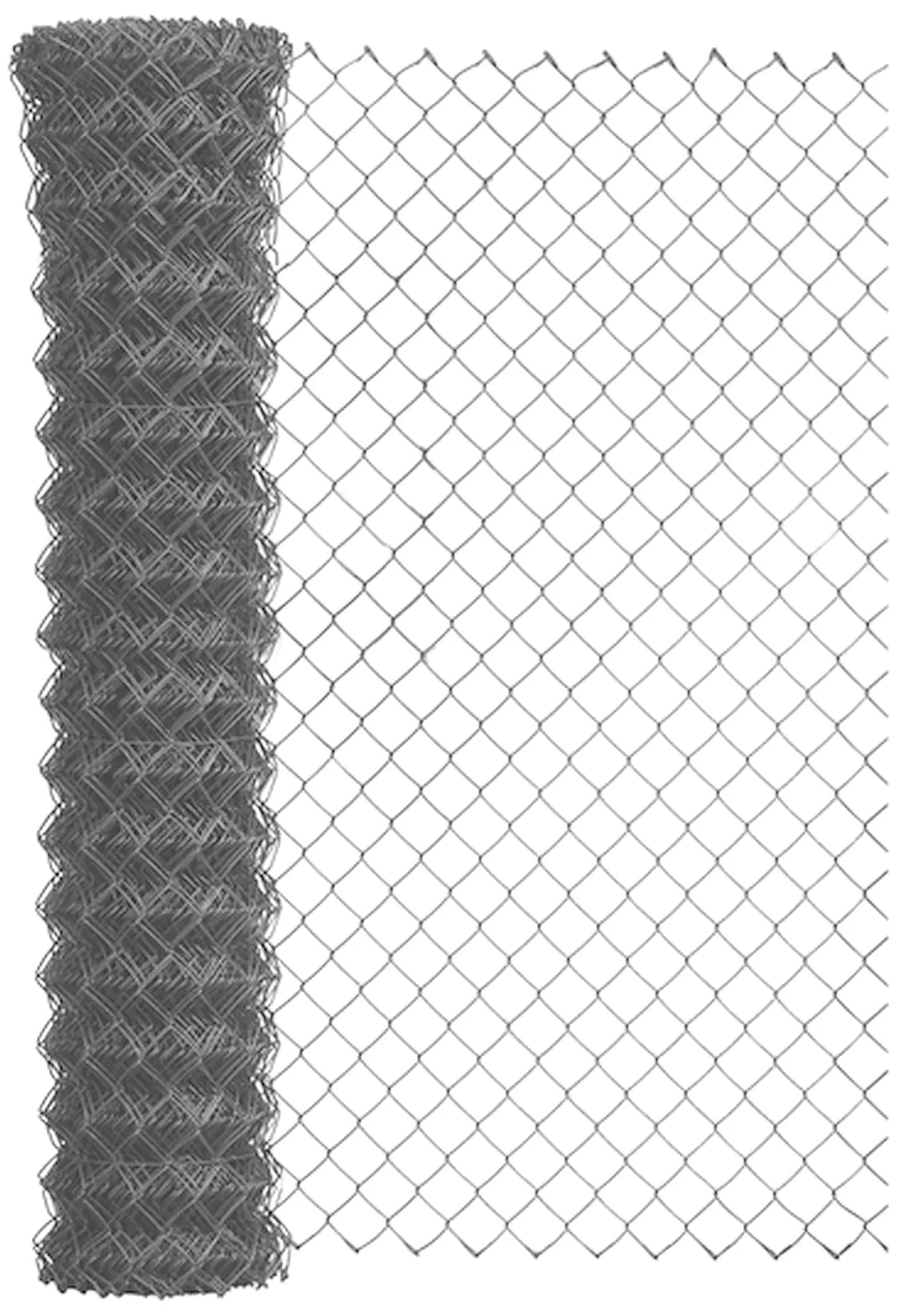 Alberts Maschendrahtgeflecht 25 m 125 cm hoch anthrazit