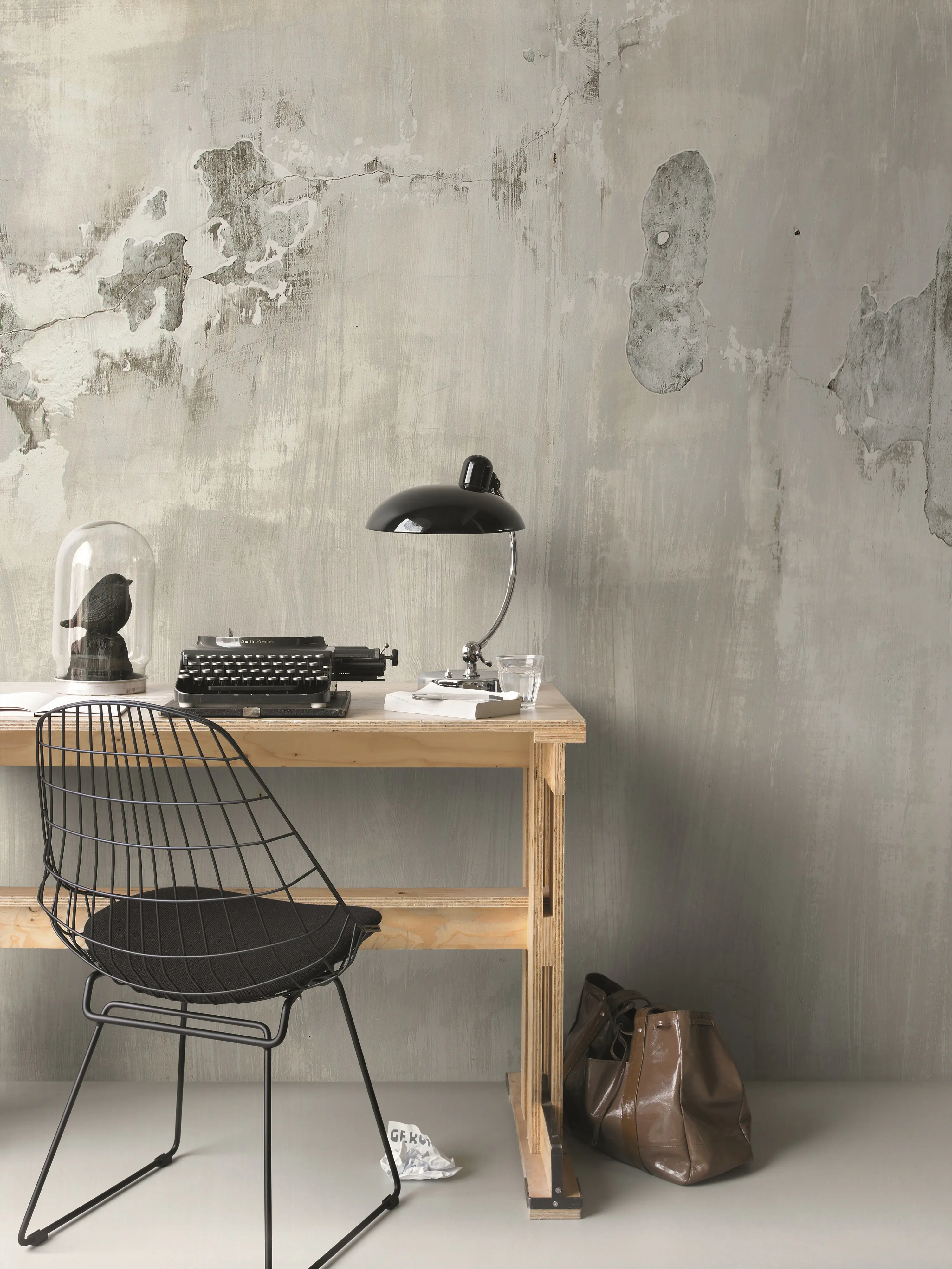 Rasch Vlies Fototapete 439908 Grau Muster & Motive 2,60 m x 3,18 m