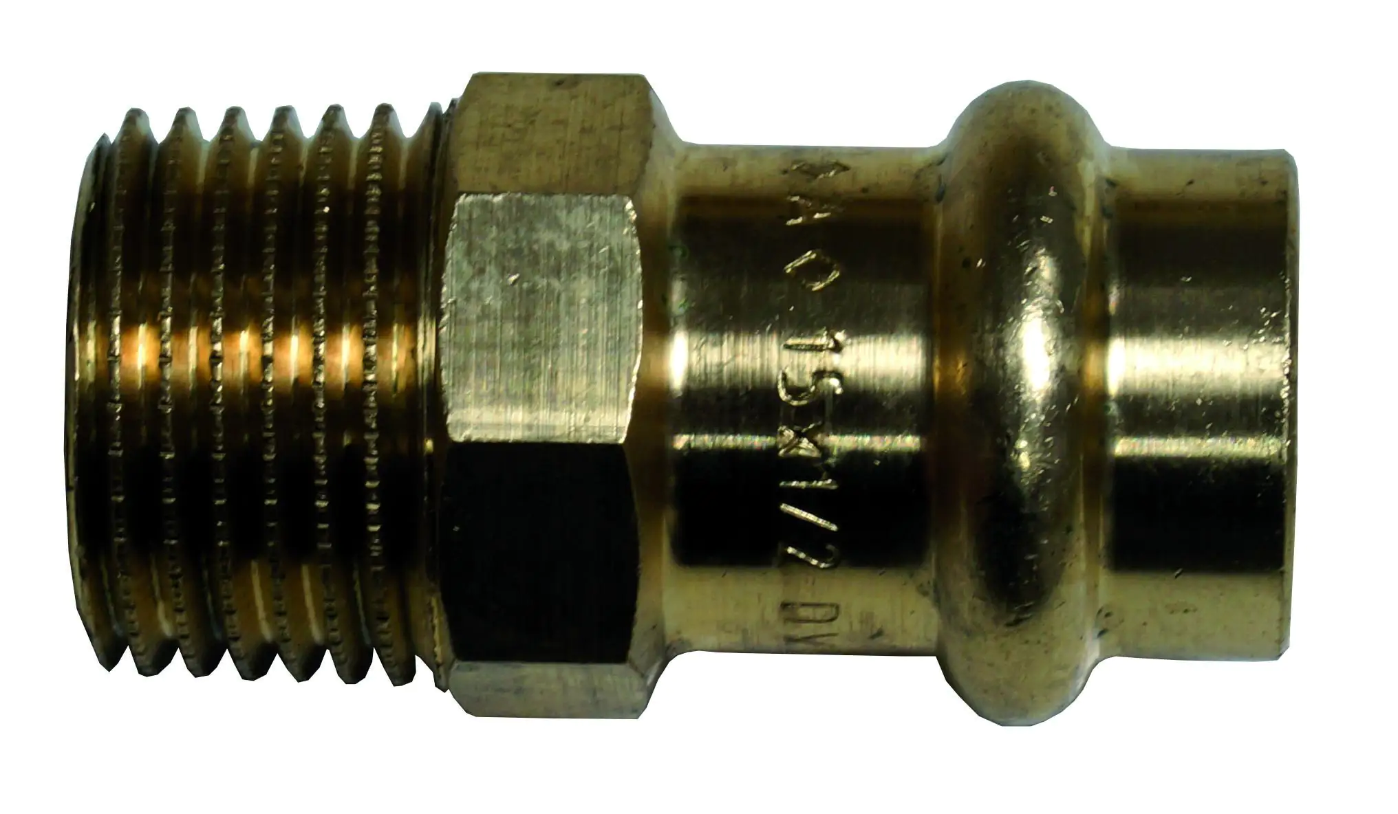 4035300905164 Cornat Press-Übergangs-Nippel Rotguss, ø 18 mm, 1/2" AG, 10 Stück