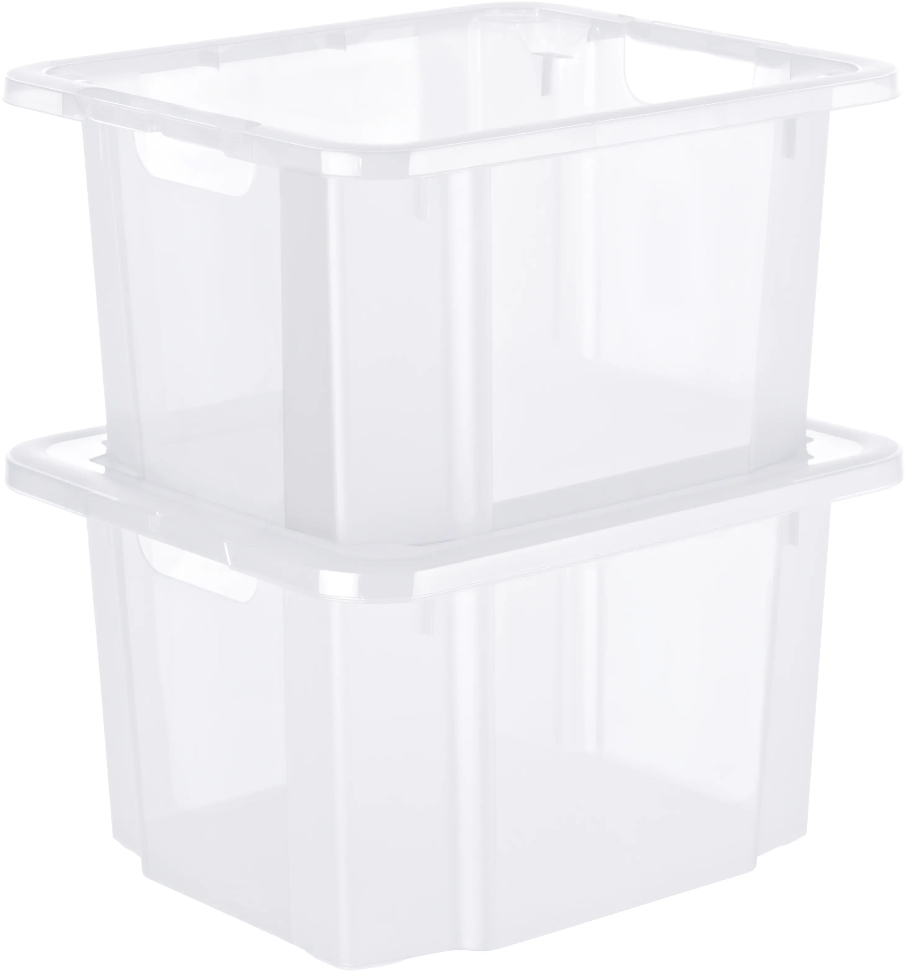Rotho Drehstapelbox Reverso 26 L transparent
