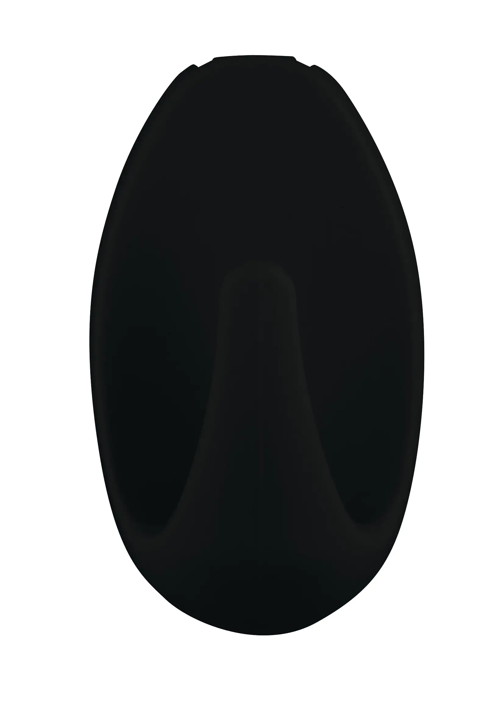 tesa Powerstrips Haken S oval schwarz 3 Stück