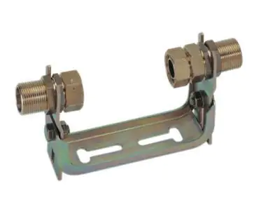 Wasserzähler-Einbaubügel 1" x 1" Edelstahl Wasserzähler-Einbaubügel 1" x 1" Edelstahl