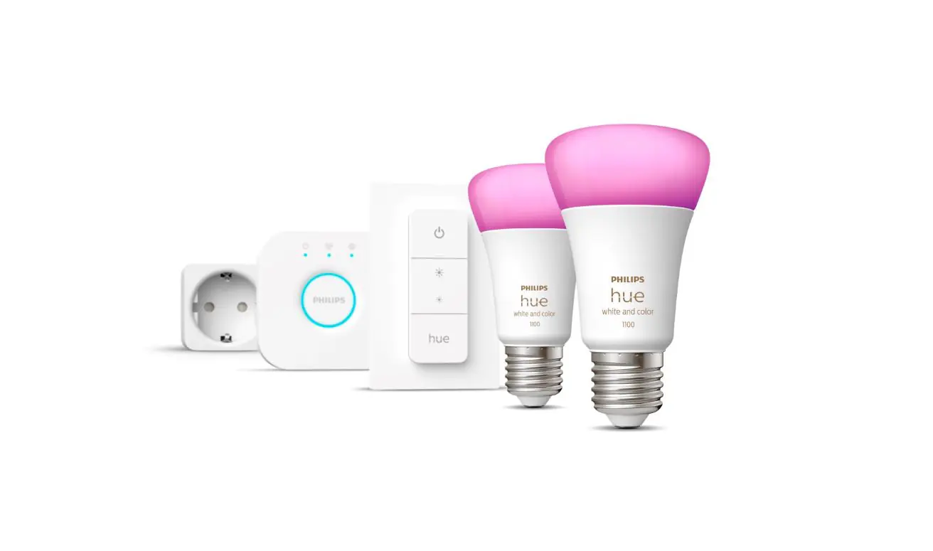 Philips Hue LED Leuchtmittel Starter-Set White & Color Ambiance E27 9 W