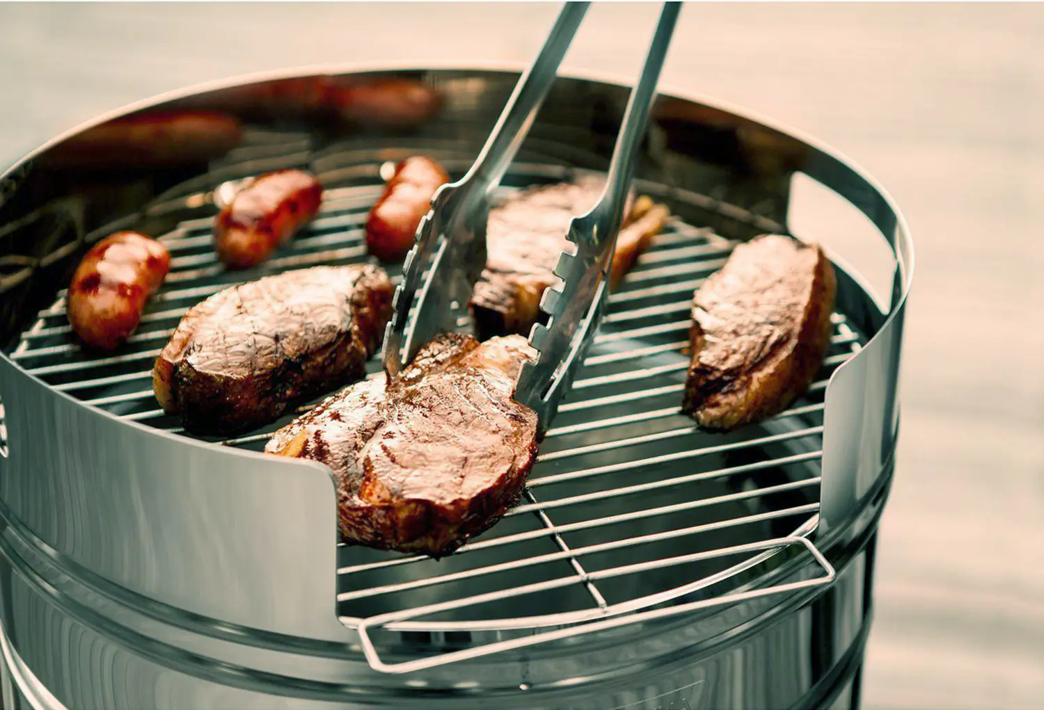 Tramontina Grillfass Cerveja, 41cm Ø, H: 75,5cm, Edelstahl