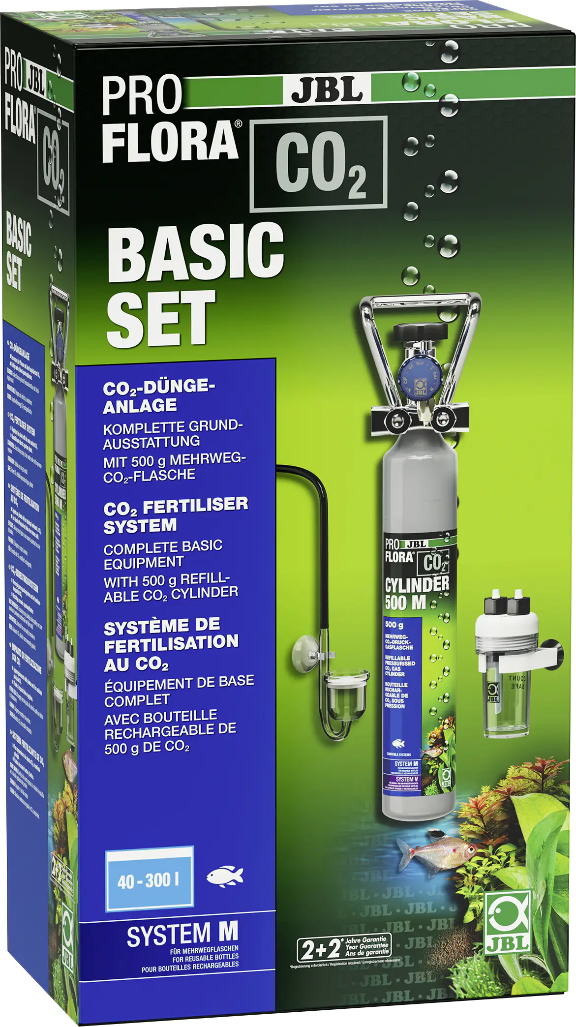 JBL Proflora CO2-Düngeanlage Basic Set M + Basis-Komplettset