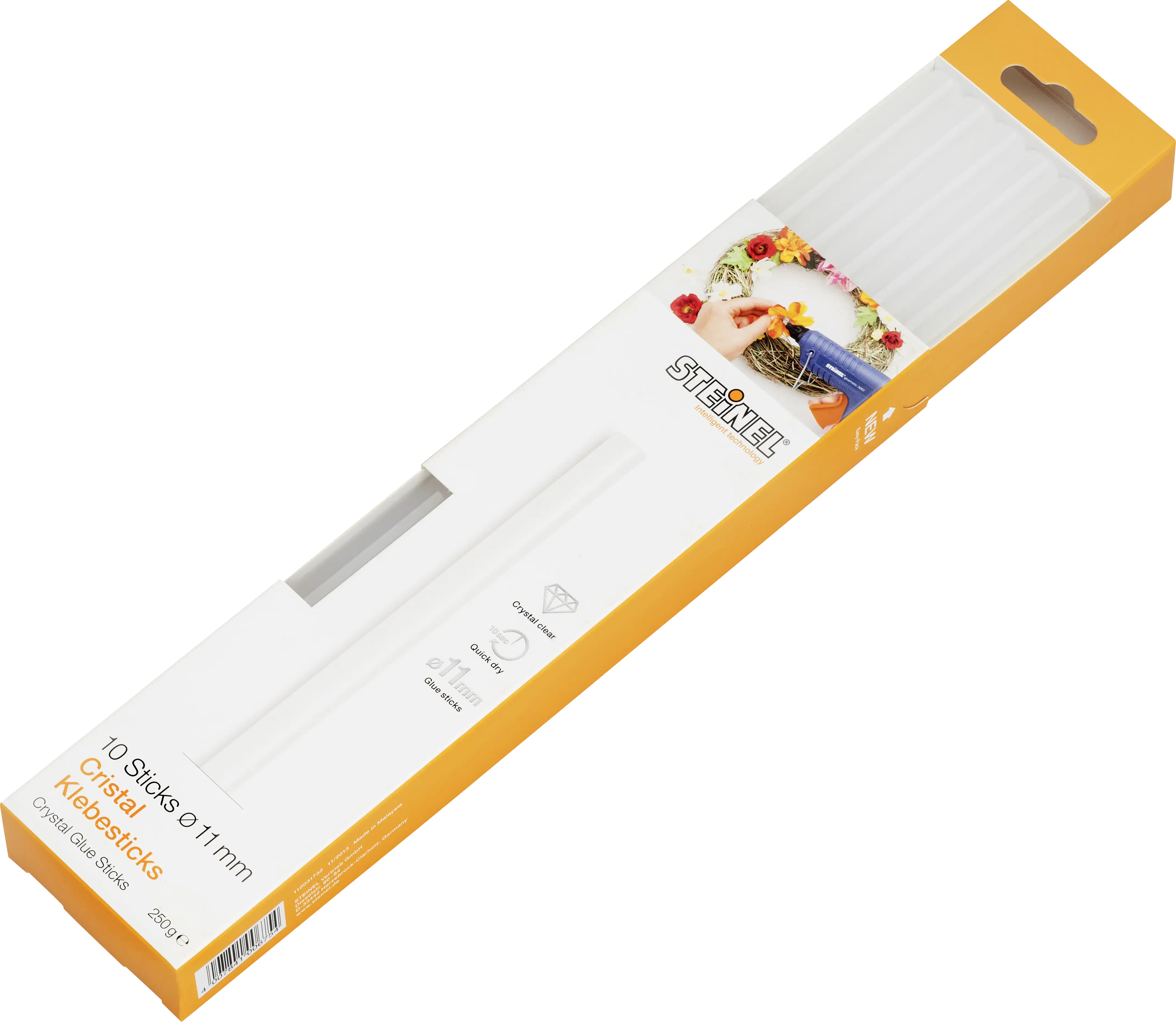 Steinel Klebesticks Ø 11 mm, klar (Cristal), 10 Stück Steinel Klebesticks Ø 11 mm, klar (Cristal), 10 Stück