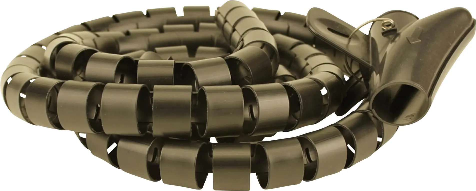 Spiralschlauch mit Werkzeug 28mm 1,5m schwarz