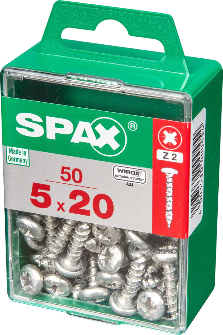 Spax Universalschrauben 5.0 x 20 mm TX 20 - 50 Stk.