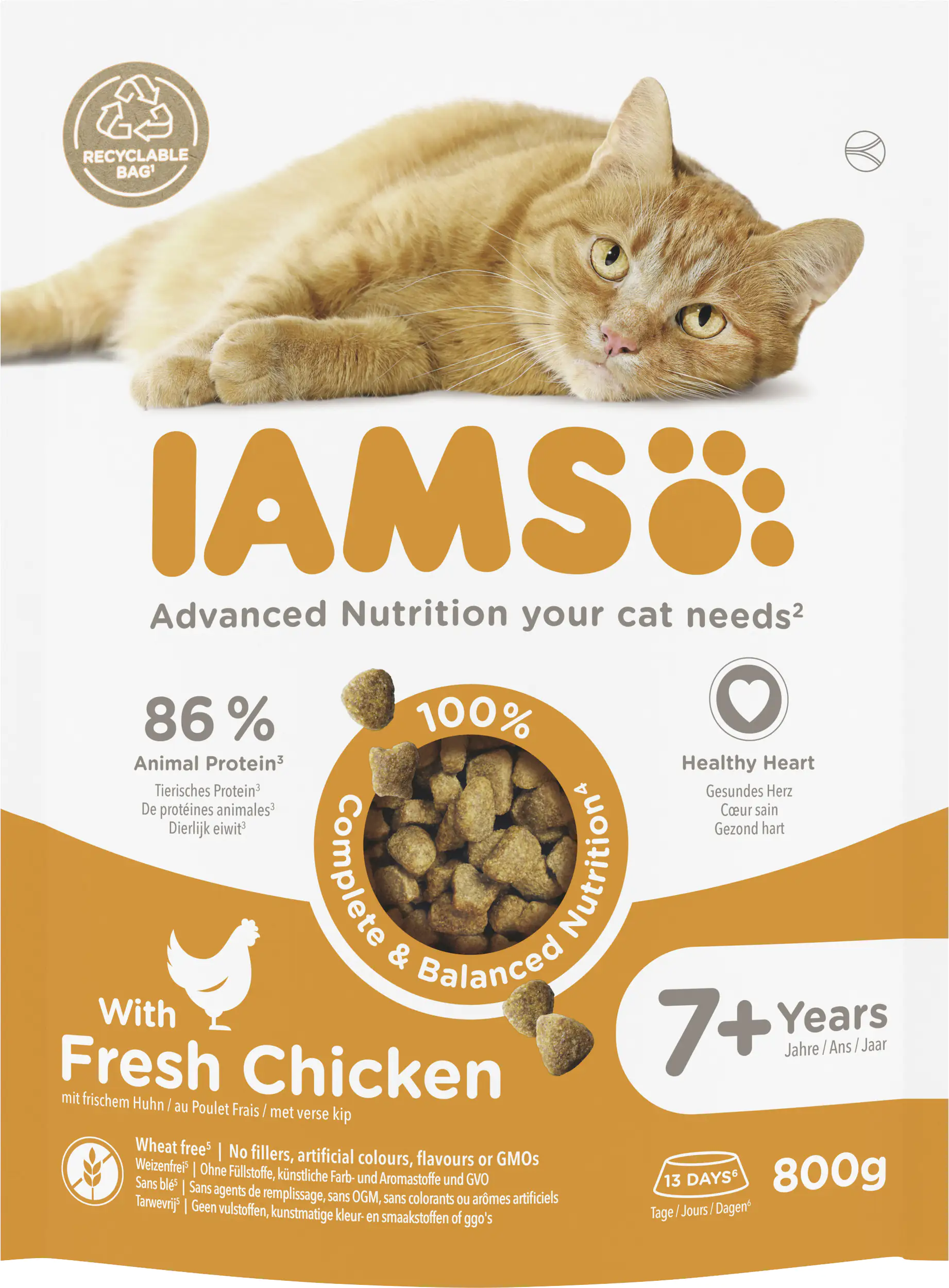 IAMS Vital Katze Senior Huhn 800g 800 g