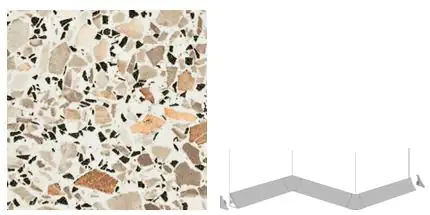 Getalit Innenecke 90° Plus 35 x 35 x 35 mm, Mosaik-Karmin