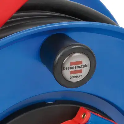 Brennenstuhl Gewerbe Kabeltrommel Außen 25m H07RN-F 3G1,5, schwarz