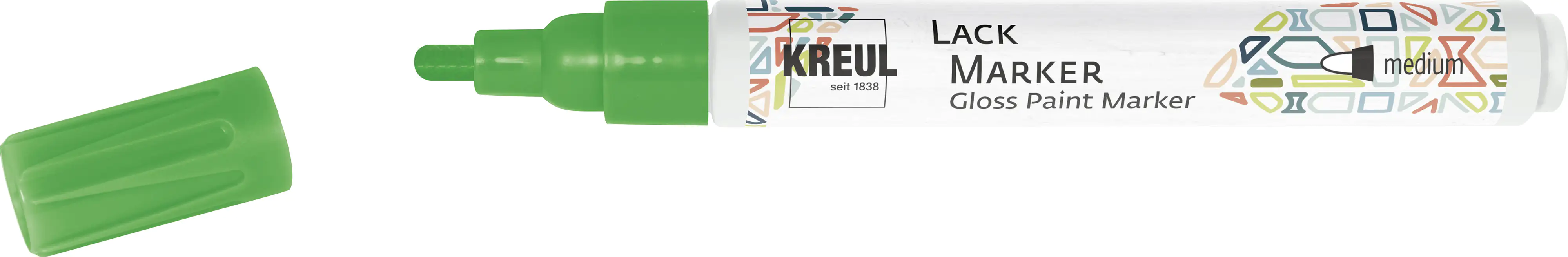 Kreul Lack Marker medium grün 2 - 4 mm