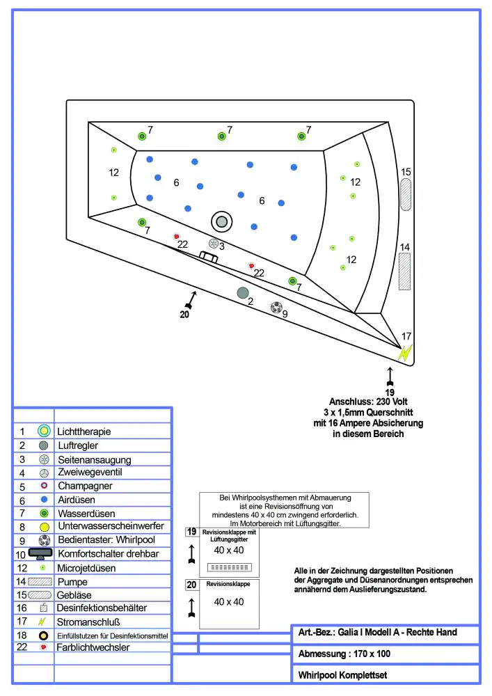 Ottofond Whirlpool-Komplettset Galia I 170 cm, weiß Ottofond Whirlpool-Komplettset Galia I 170 cm, weiß