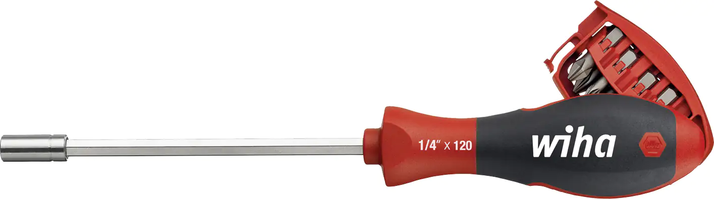 Wiha Schraubendreher mit Bitmagazin 8-teilig 1/4" x 25 mm