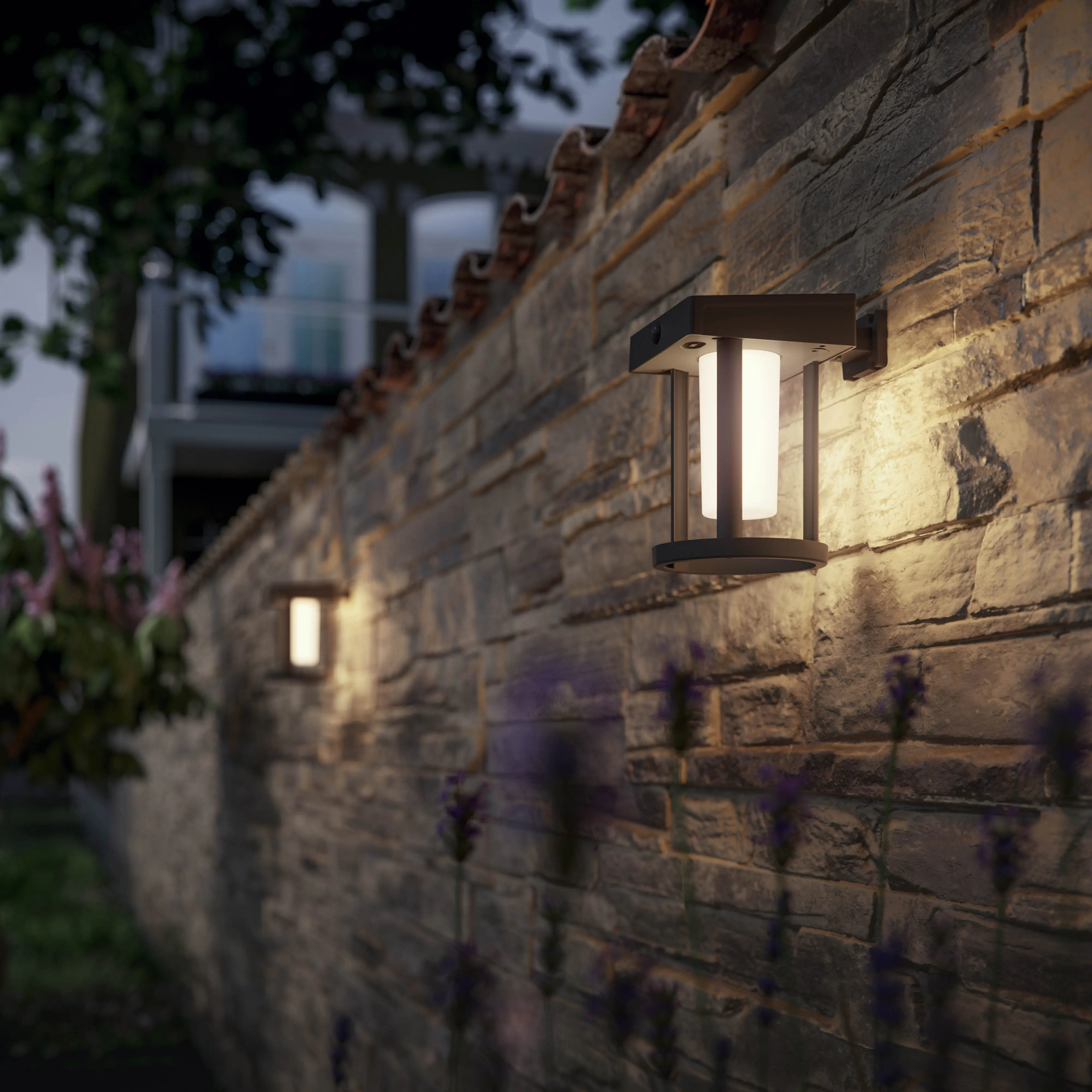 Solar Wandleuchte Camill UE 24 x 15 x 16,5 cm matt schwarz Solar Wandleuchte Camill UE 24 x 15 x 16,5 cm matt schwarz