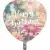 Folienballon Happy Birthday Herz bunt 19 x 13,5 cm
