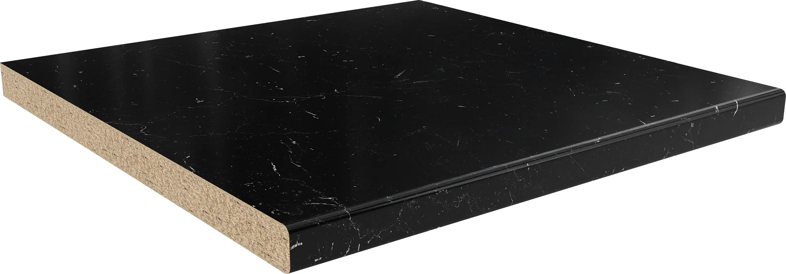 GetaElements Arbeitsplatte 410 x 60 cm, 39 mm, Kaviar grau