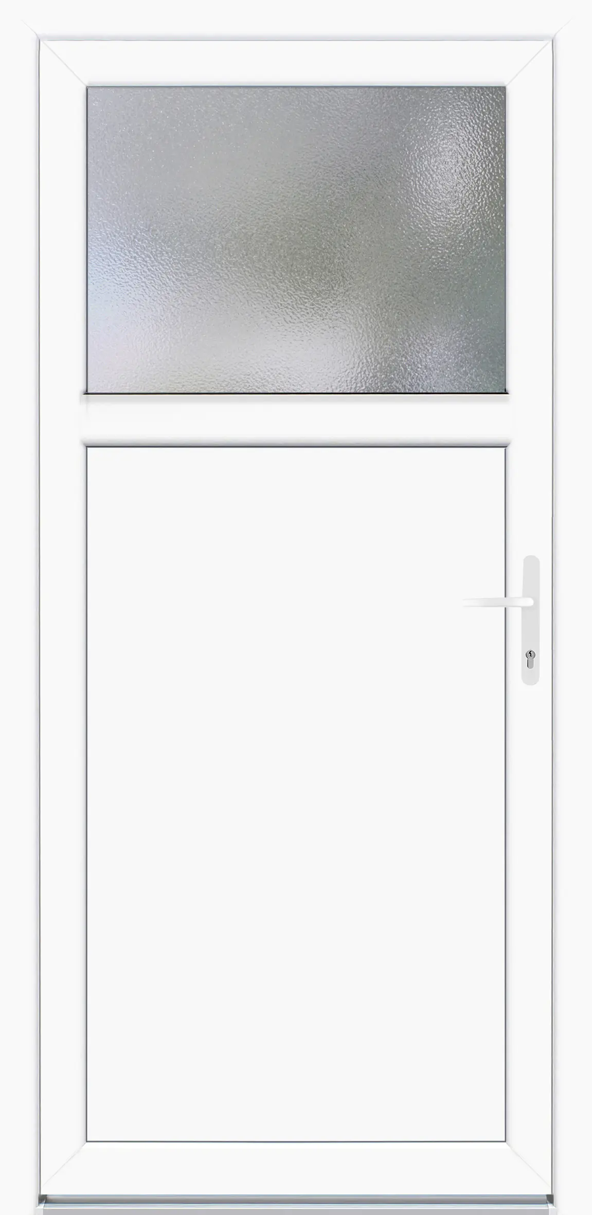 Panto Nebeneingangstür Kunststoff 504 98 x 198 cm DIN rechts weiß