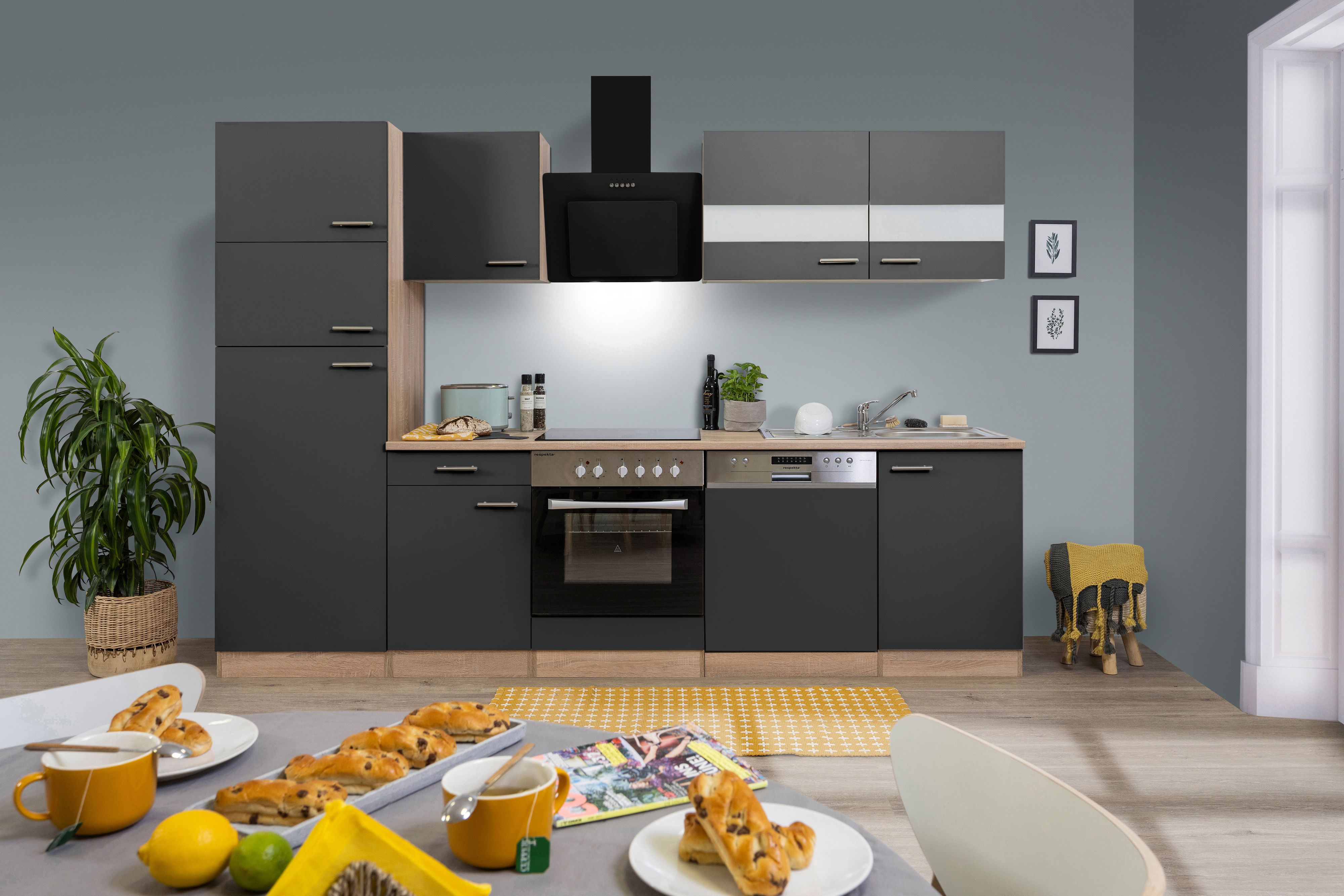 Küchenblock mit E-Geräten zum Bestpreis bei Globus Baumarkt kaufen