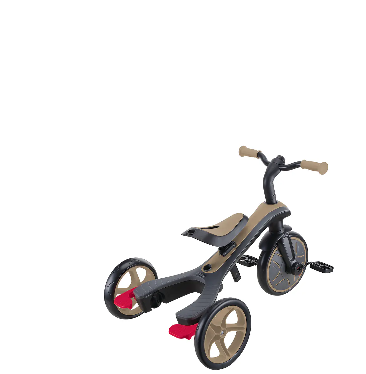 Globber Dreirad für Kinder Explorer Trike 4-in-1 schwarz/sand