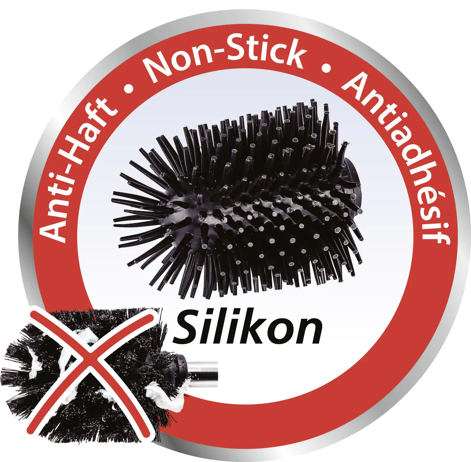 Wenko Toilettenbürstenhalter Keramik weiß Malta