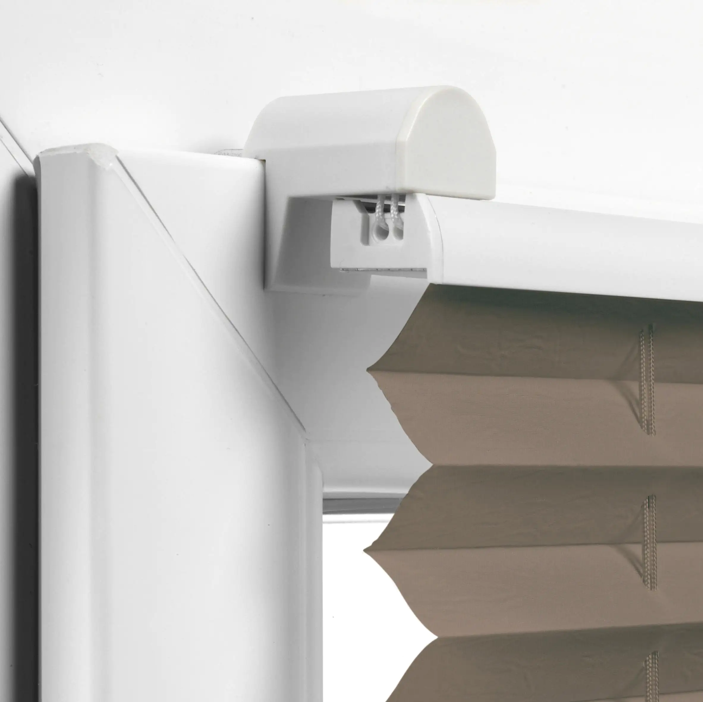 Gardinia EasyFix Plissee taupe 90 x 210 cm mit 2 Bedienschienen