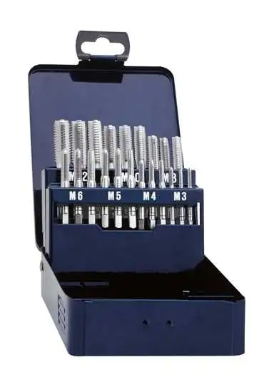 Exact Gewindebohrer-Set M3-M12 in Stahlblech-Kassette Eventus Exact Gewindebohrer-Set M3-M12 in Stahlblech-Kassette Eventus