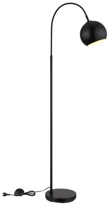 Globo Stehleuchte Benno 58 x 150 cm L x H schwarz