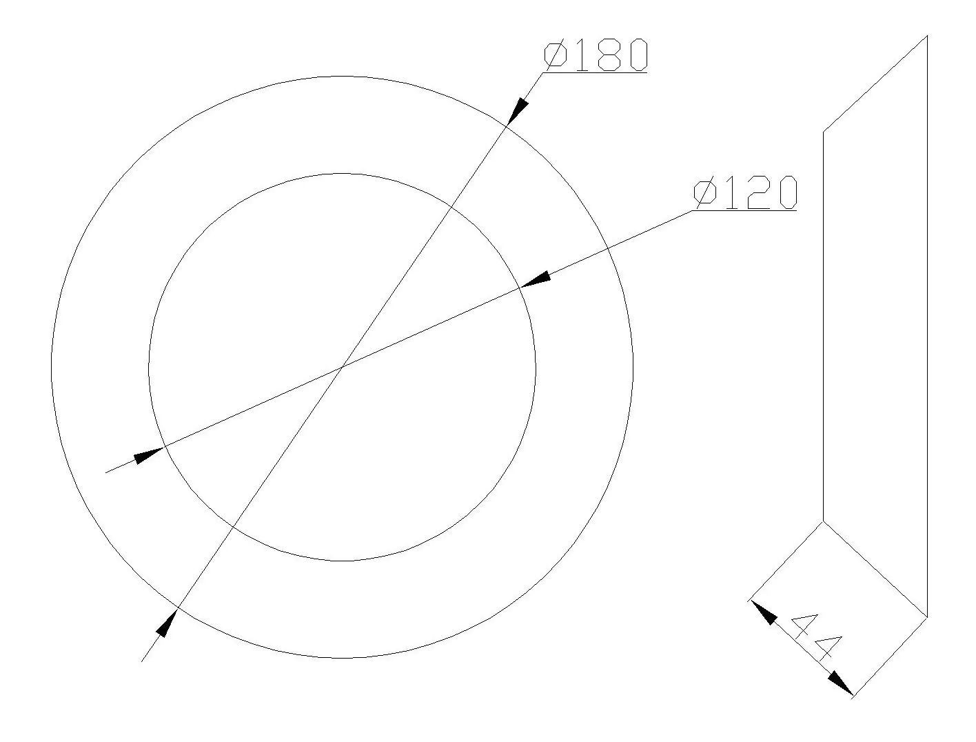 FireFix Mauerrosette Ø 100-120 mm verstellbar, aluminium