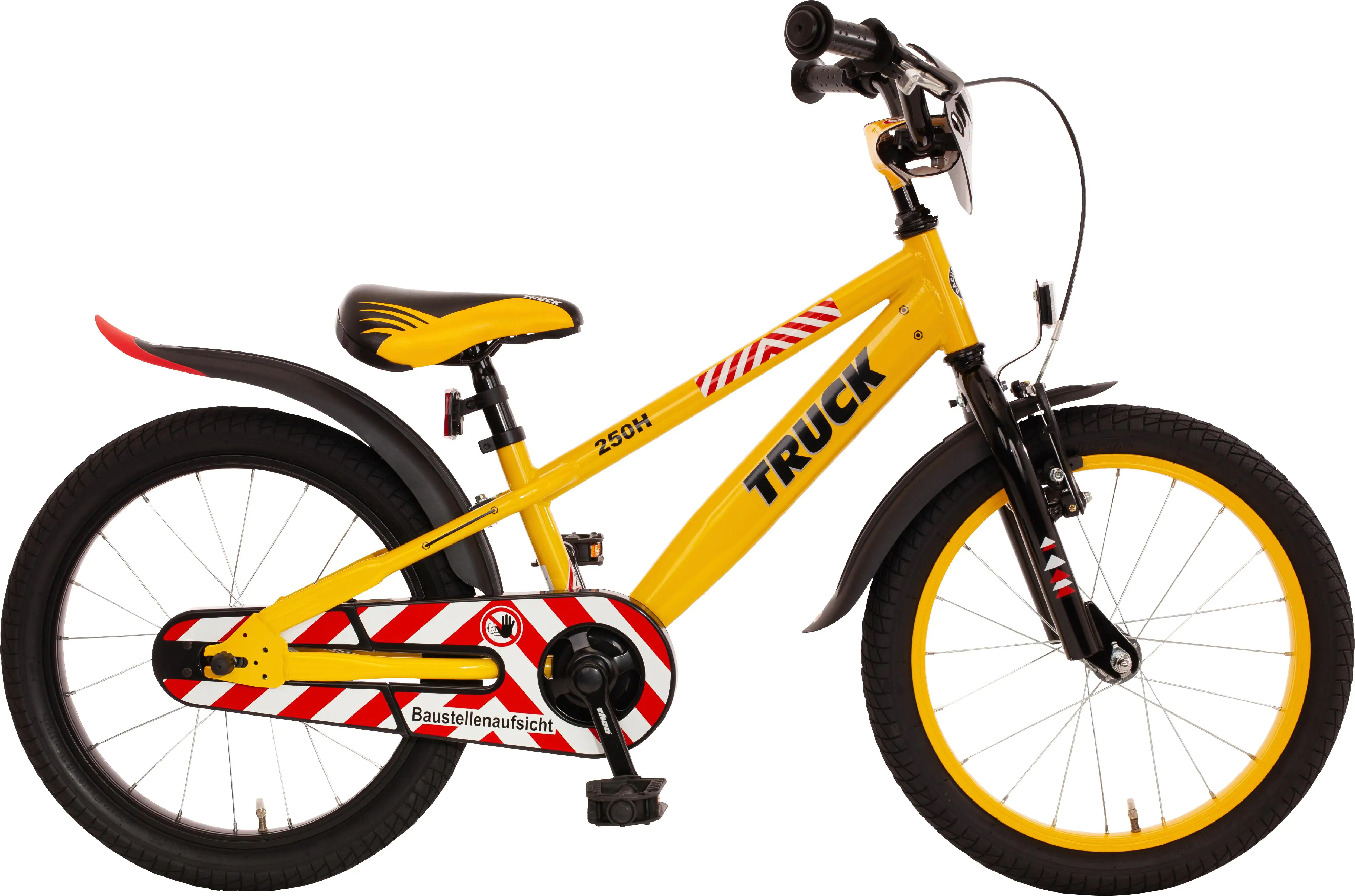 Bachtenkirch Kinderfahrrad Truck 18 Zoll gelb schwarz mit Rücktritt Bachtenkirch Kinderfahrrad Truck 18 Zoll gelb schwarz mit Rücktritt