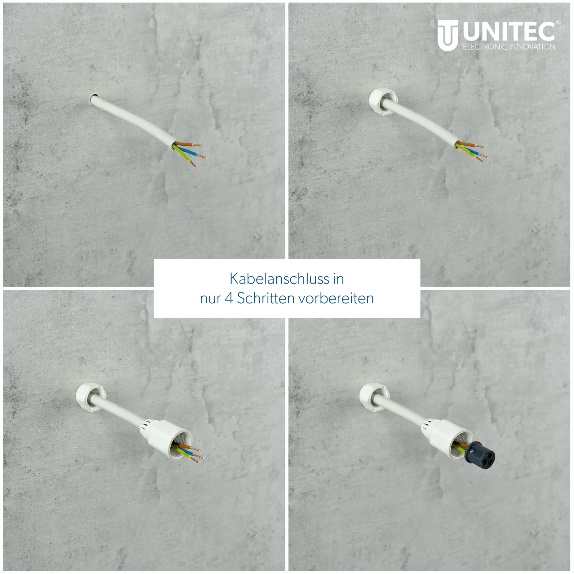 UniTec LED Strahler weiß mit Bewegungsmelder 21 W 2550 lm
