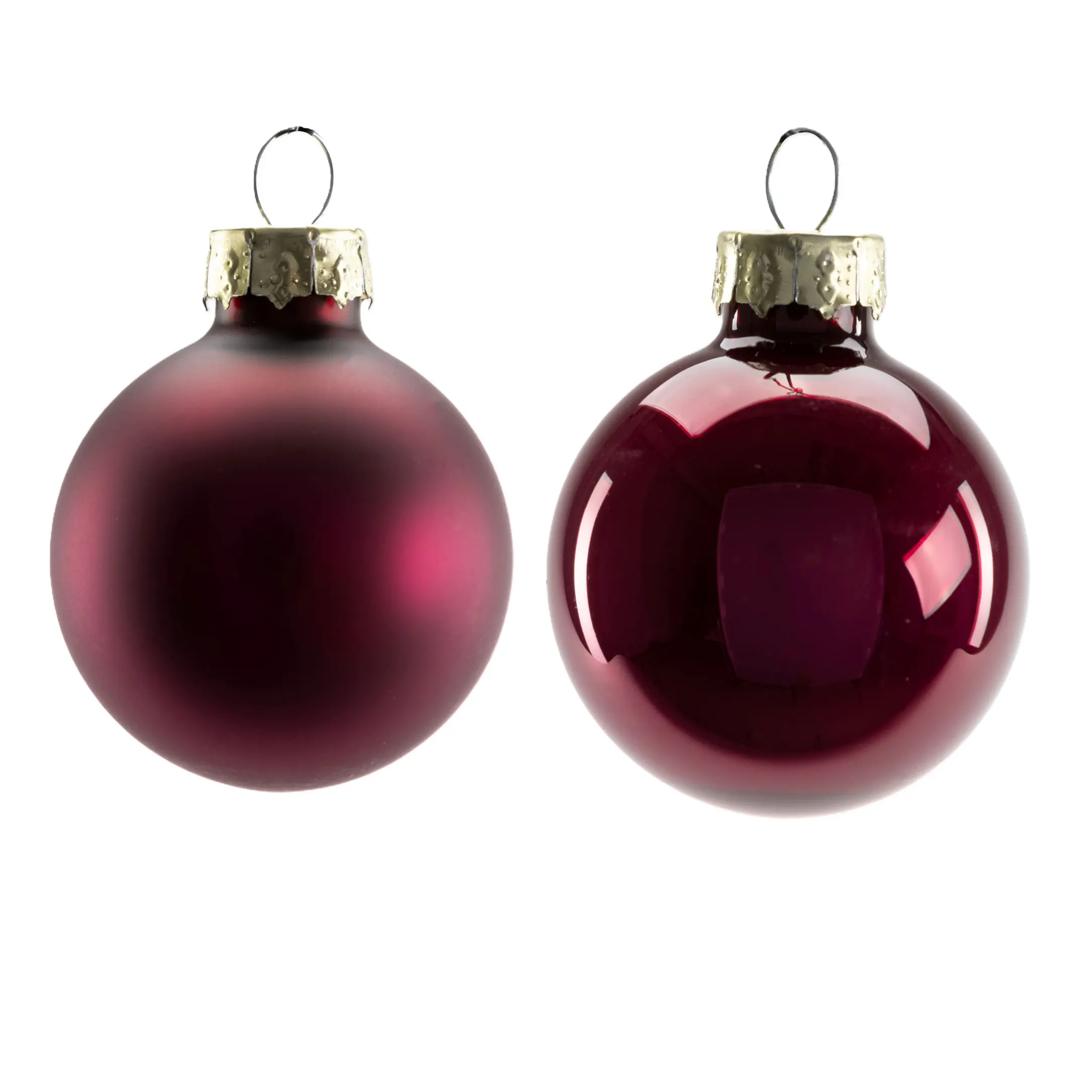 TrendLine Mini-Christbaumkugeln aus Glas Ø 3,5 cm magnolienrosa 16 Stück