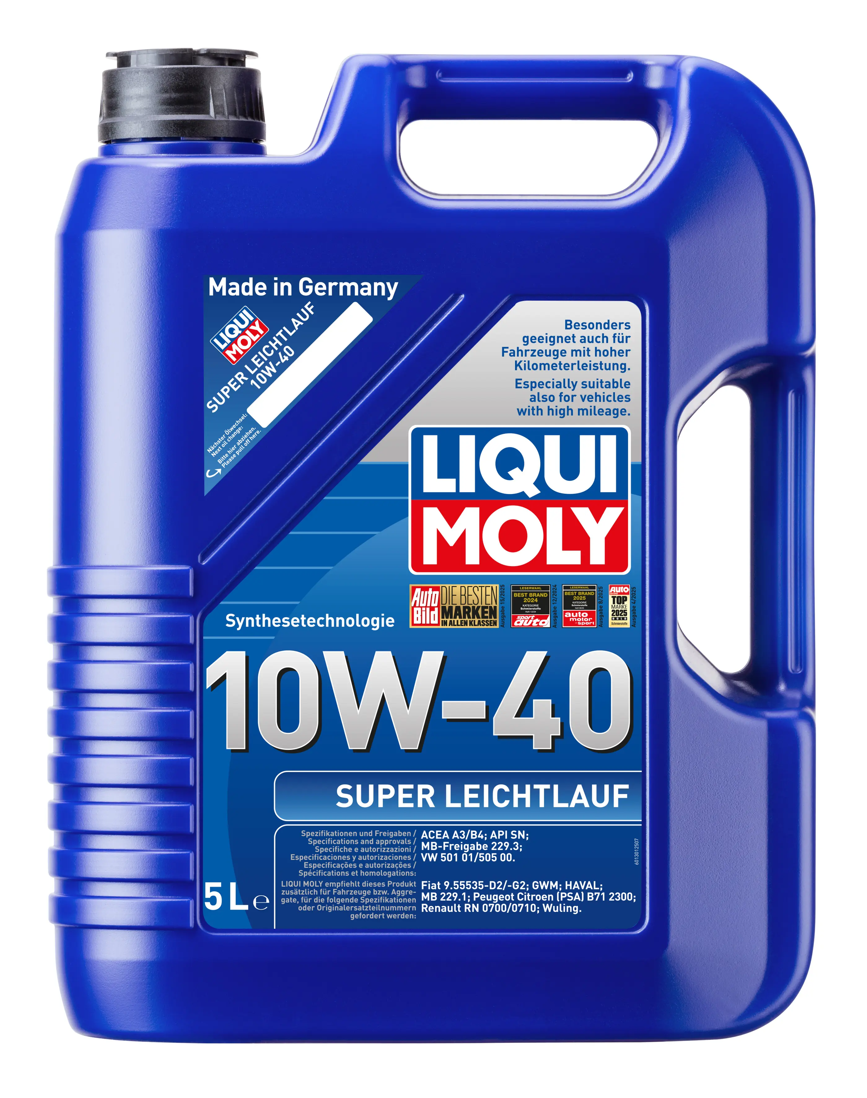 Liqui Moly Motoröl Super Leichtlauf 10W-40 5 L