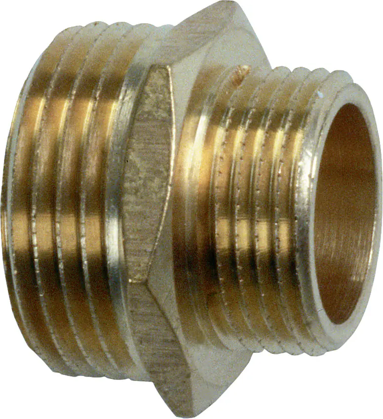 Cornat Messing Gewindenippel AG 3/4" + AG 1/2"