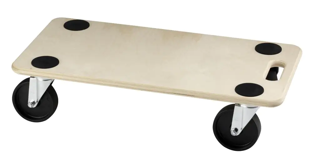 Möbelroller 590 x 290 mm schwarze Rollen Möbelroller 590 x 290 mm schwarze Rollen