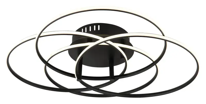 Globo Deckenleuchte Kombos 51,5 x 11,4 cm Ø x H schwarz warmweiß