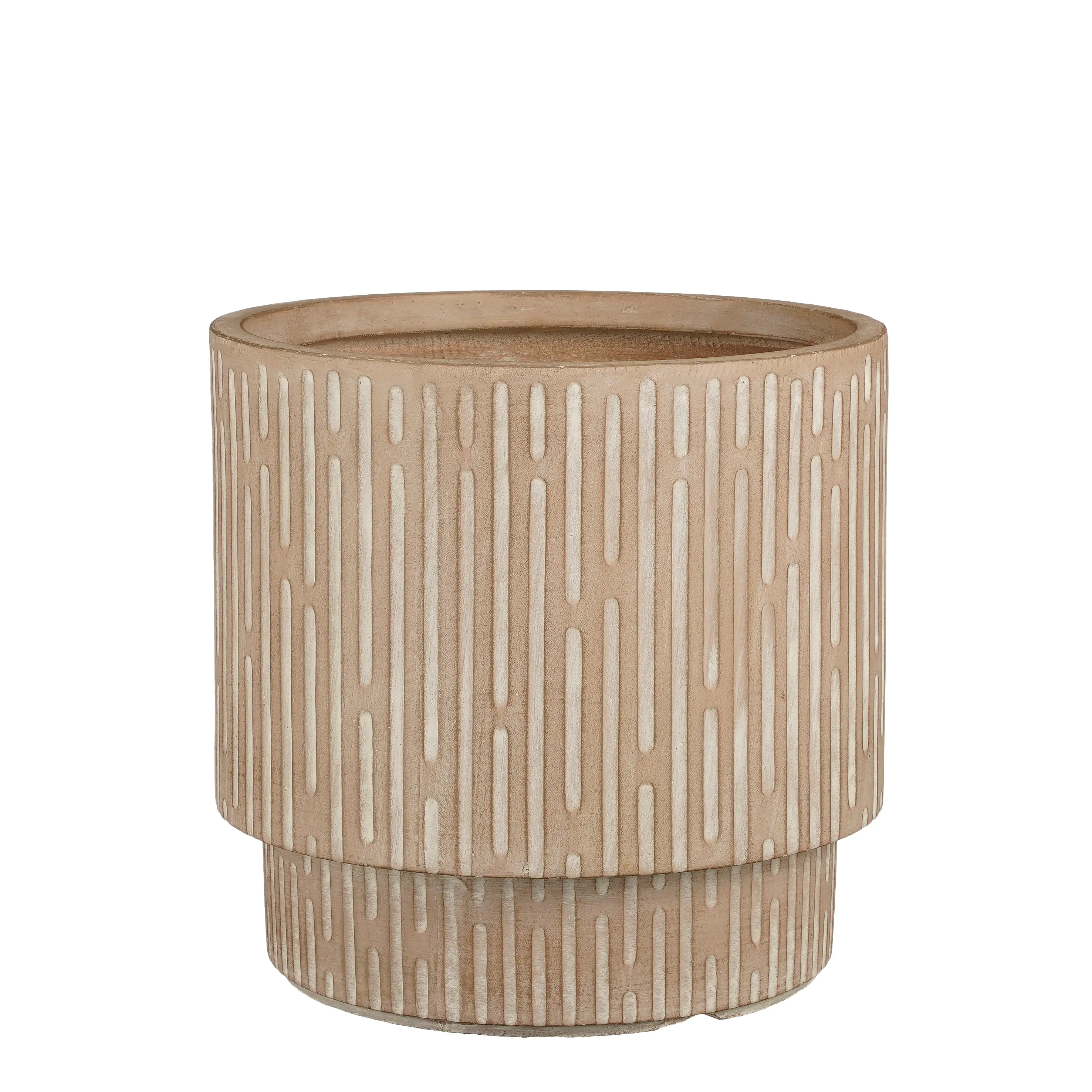 Mica Decorations Pflanztopf Oslo Ø 37 x 36,5 cm braun