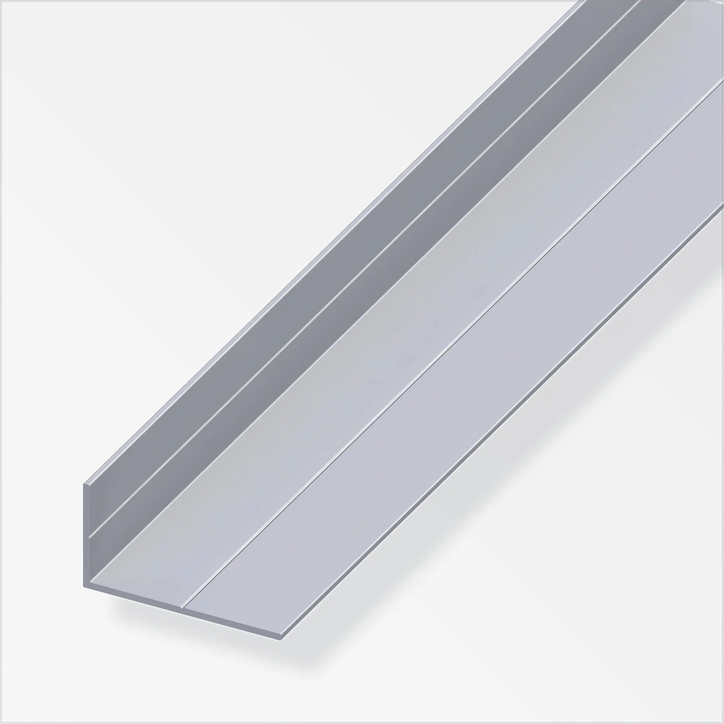 alfer Winkel 2.5 m, 19.5 x 35.5 mm Aluminium roh blank