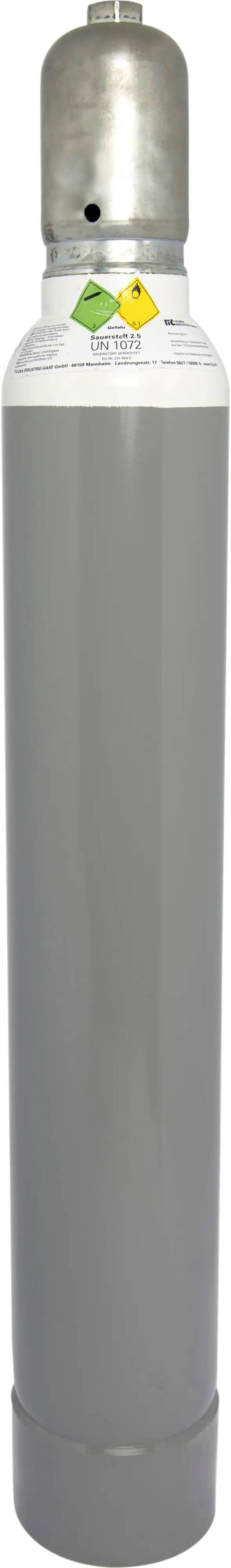 Tyczka Sauerstoff 10 l Eigentumsflasche (ohne Füllung)